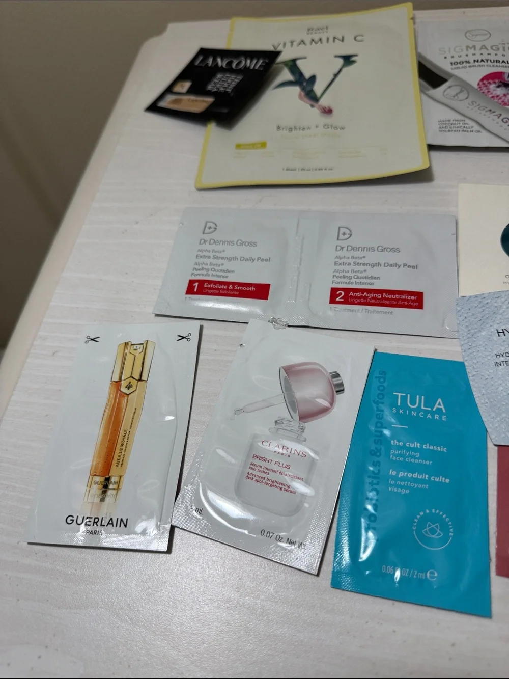 Skin care samples